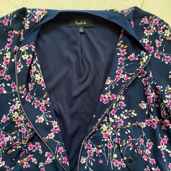 Lipslide Lightweight Floral Jacket Small - Picture 7 of 8